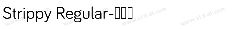 Strippy Regular字体转换